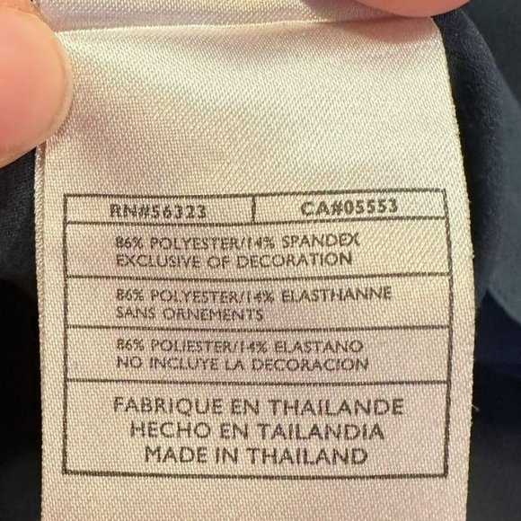 Nike Tiger Woods Navy Blue Performance Pocket Front  Golf Polo Shirt Mens‎ XXL - Picture 3 of 5